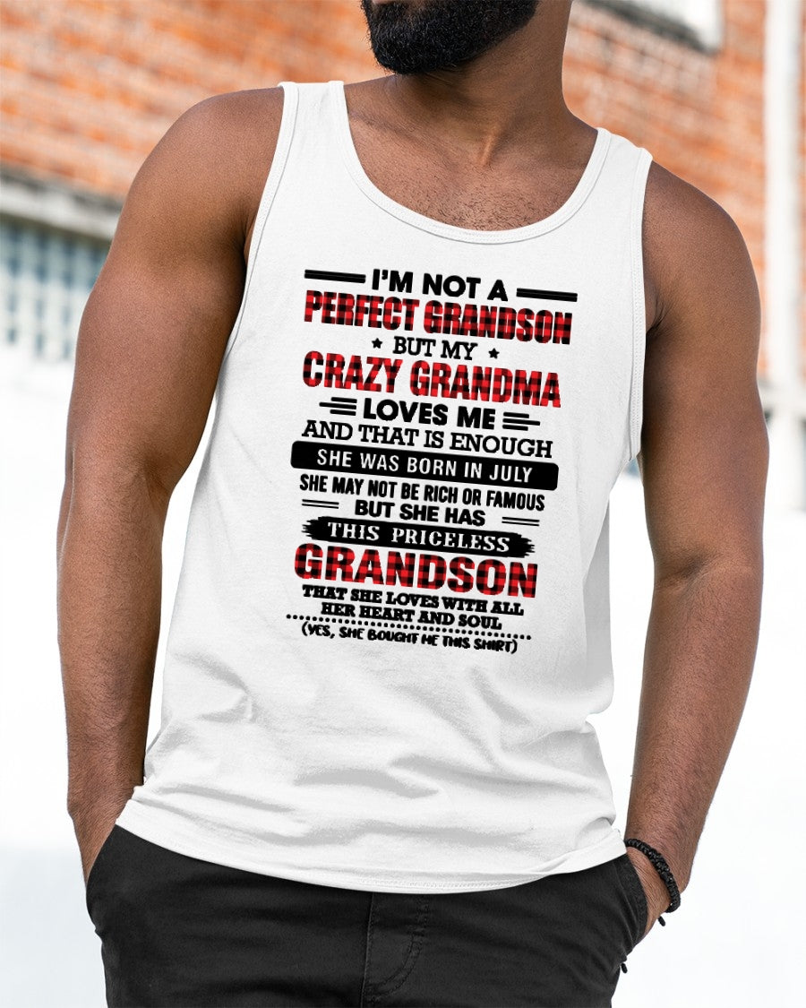 JULY - NOT PERFECT, JUST GRANDMA’S FAVORITE GRANDSON - FROM GRANDMA - TRNN07 (SKU2606-362-07)