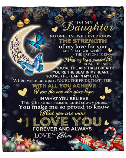 Special gift for your daughter Blanket -  from mom