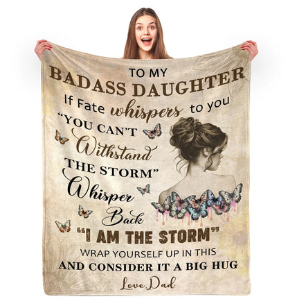 Special For Lovely Daughter Gift Blanket - From Dad