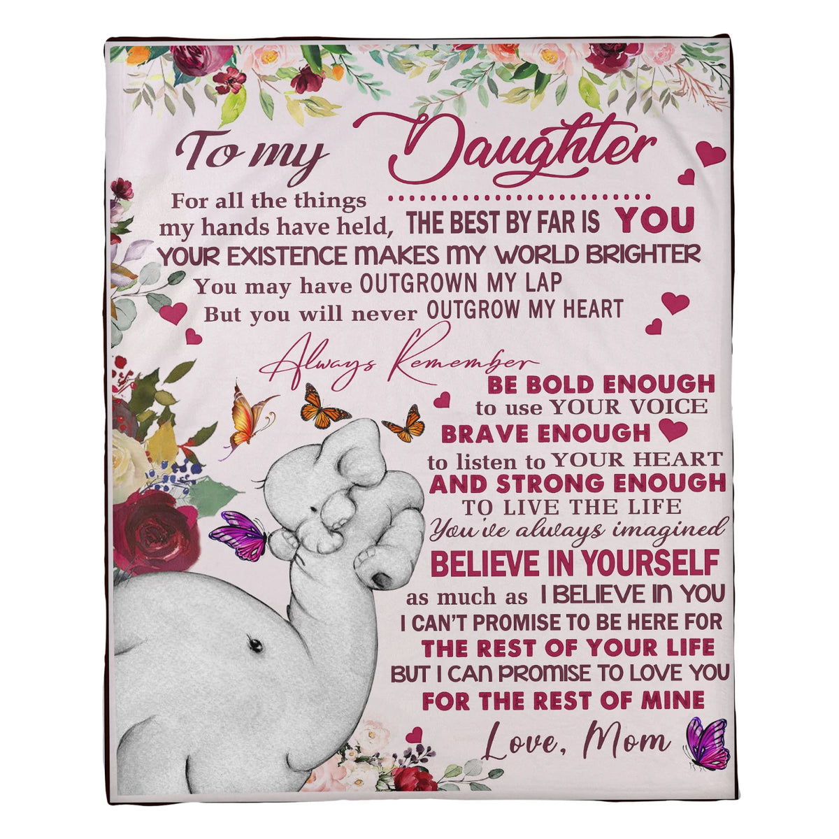 Special For Lovely Daughter Gift Blanket - From Dad