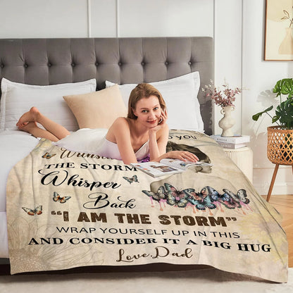 Special For Lovely Daughter Gift Blanket - From Dad