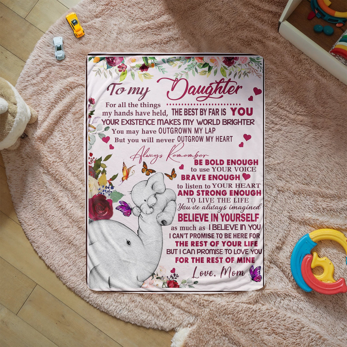 Special For Lovely Daughter Gift Blanket - From Dad
