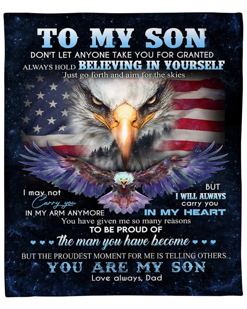 Special For Son Gift Blanket - From Dad