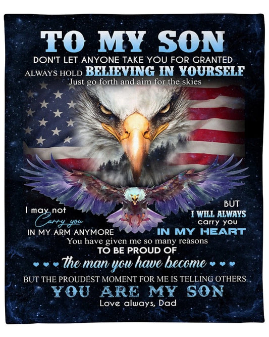 Special For Son Gift Blanket - From Dad