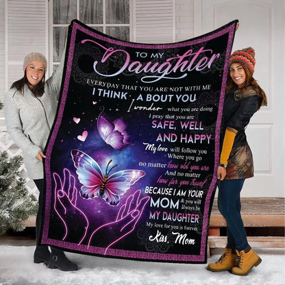 Special For Beautiful Daughter Gift Blanket - From Mom