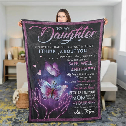 Special For Beautiful Daughter Gift Blanket - From Mom