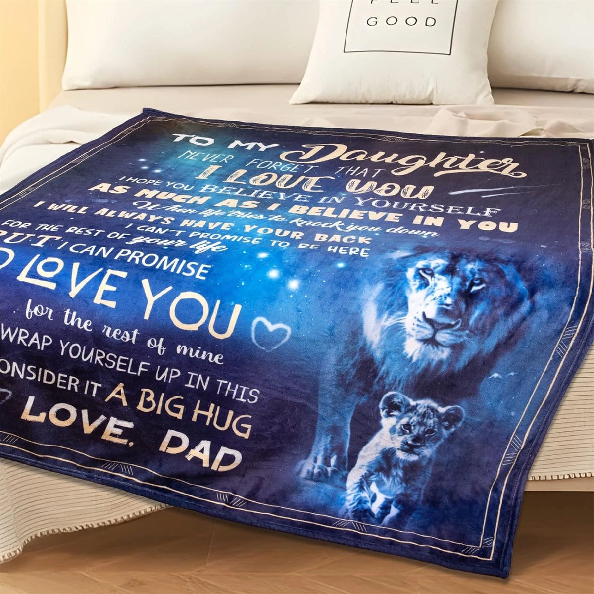 Special For Lovely Daughter Gift Blanket - From Dad