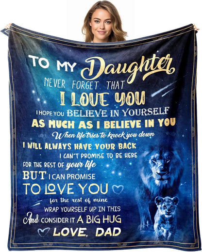 Special For Lovely Daughter Gift Blanket - From Dad