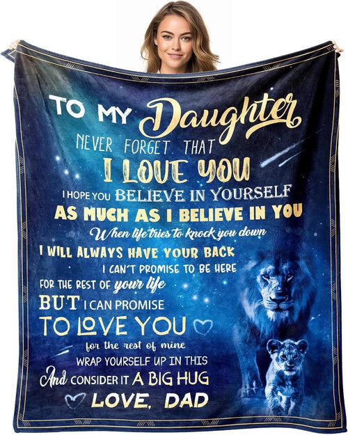 Special For Lovely Daughter Gift Blanket - From Dad