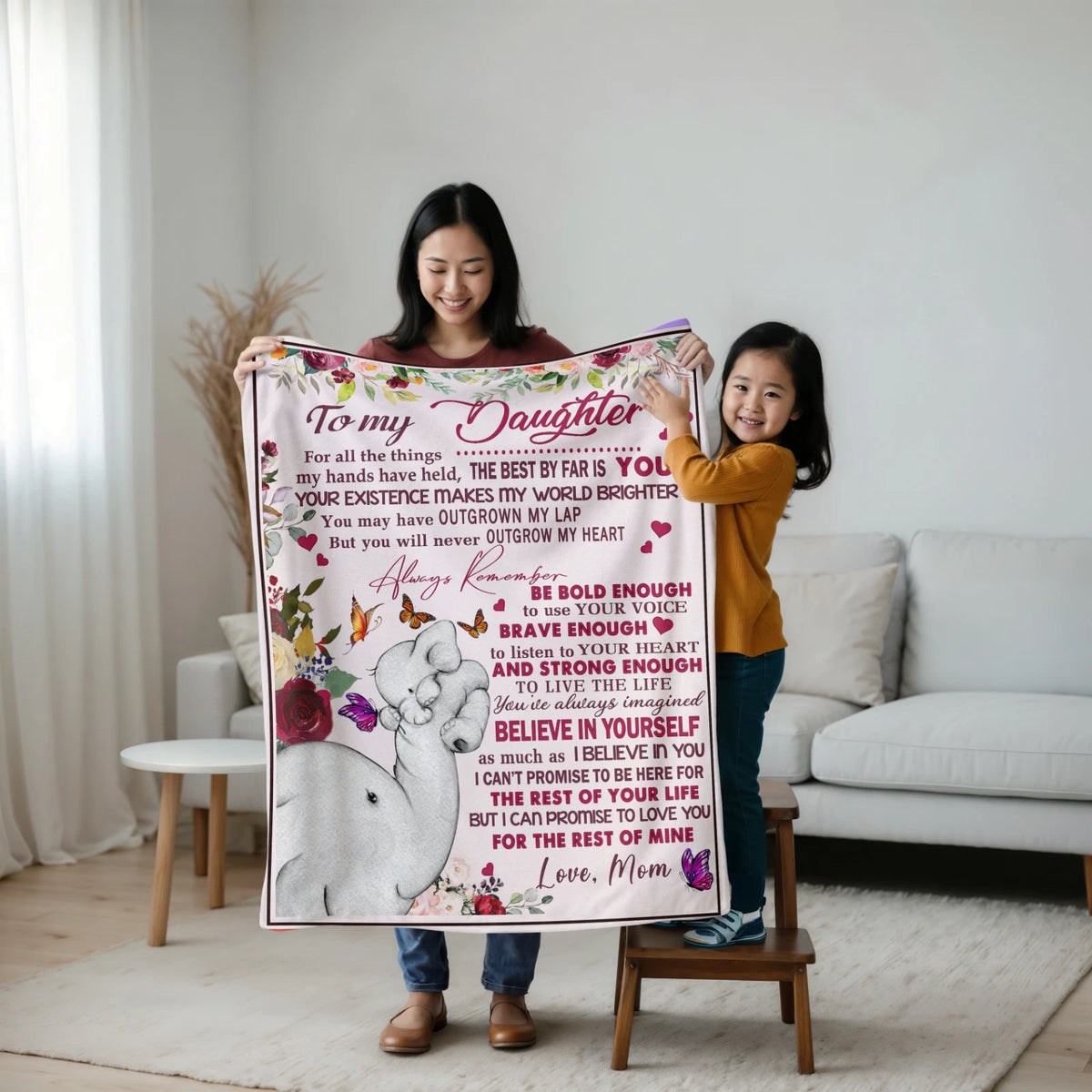 Special For Lovely Daughter Gift Blanket - From Dad