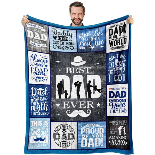 Special For Dad Gift Blanket - From Daughter or Son
