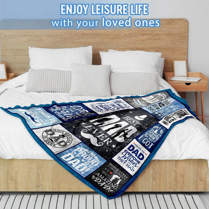Special For Dad Gift Blanket - From Daughter or Son