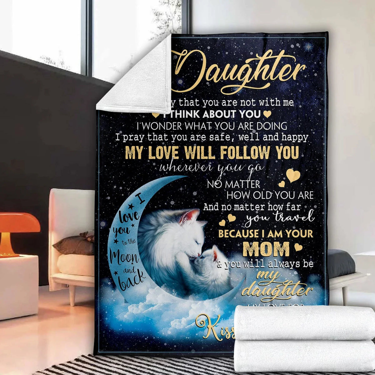 Special Gift For Your Daughter Blanket - From Mom (SKUB09-66)