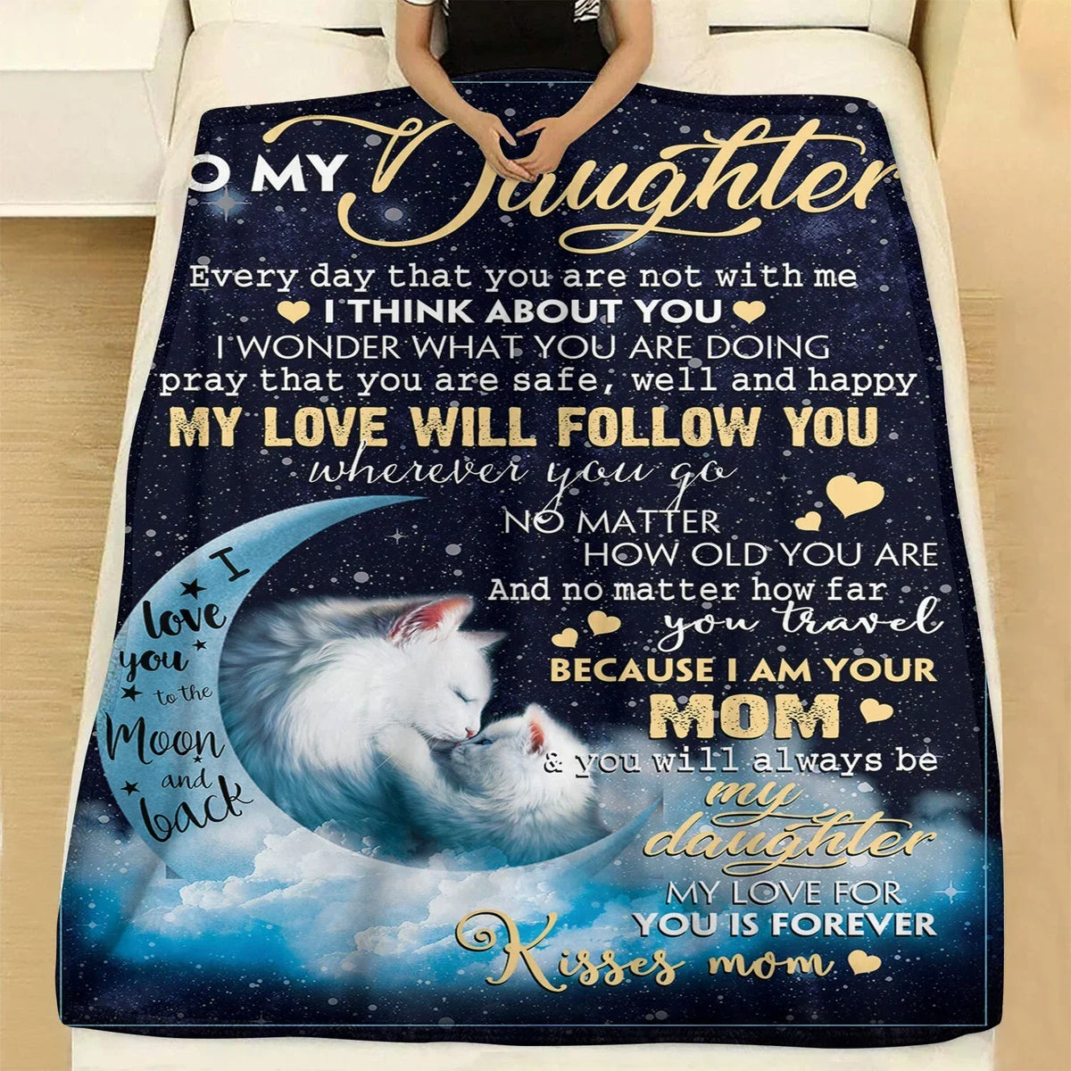 Special Gift For Your Daughter Blanket - From Mom
