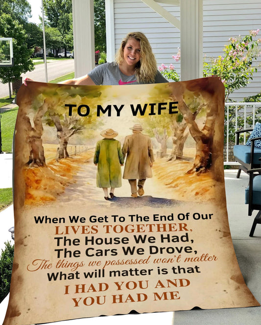 Special For Beautiful Wife Gift Blanket - From Husband