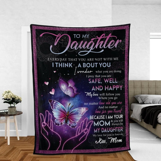 Special For Beautiful Daughter Gift Blanket - From Mom
