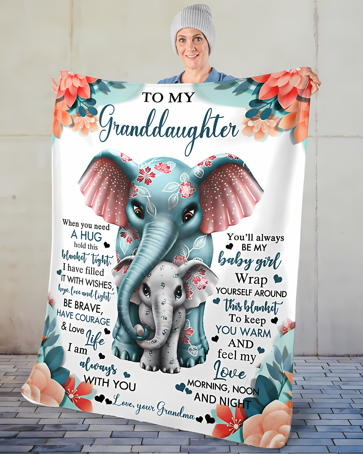 Special Gift For Your Granddaughter Blanket - From Grandma