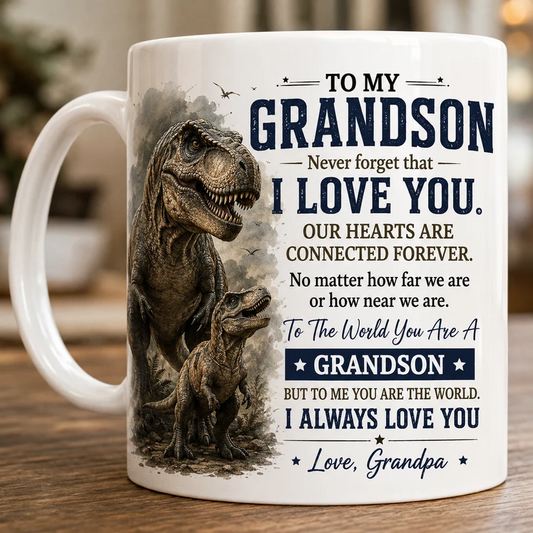 TO MY GRANDSON MUG - GIFT FROM GRANDPA (SKU2608-202)