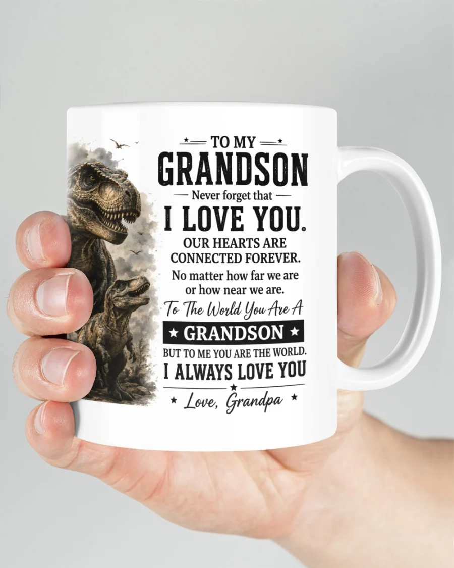 TO MY GRANDSON MUG - GIFT FROM GRANDPA (SKU2608-202)