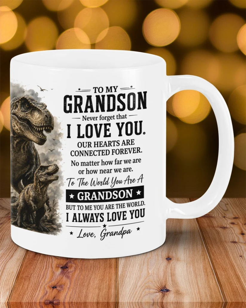 TO MY GRANDSON MUG - GIFT FROM GRANDPA (SKU2608-202)