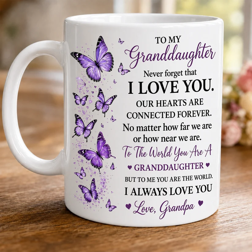 TO MY GRANDDAUGHTER MUG - GIFT FROM GRANDPA (SKU2608-201)