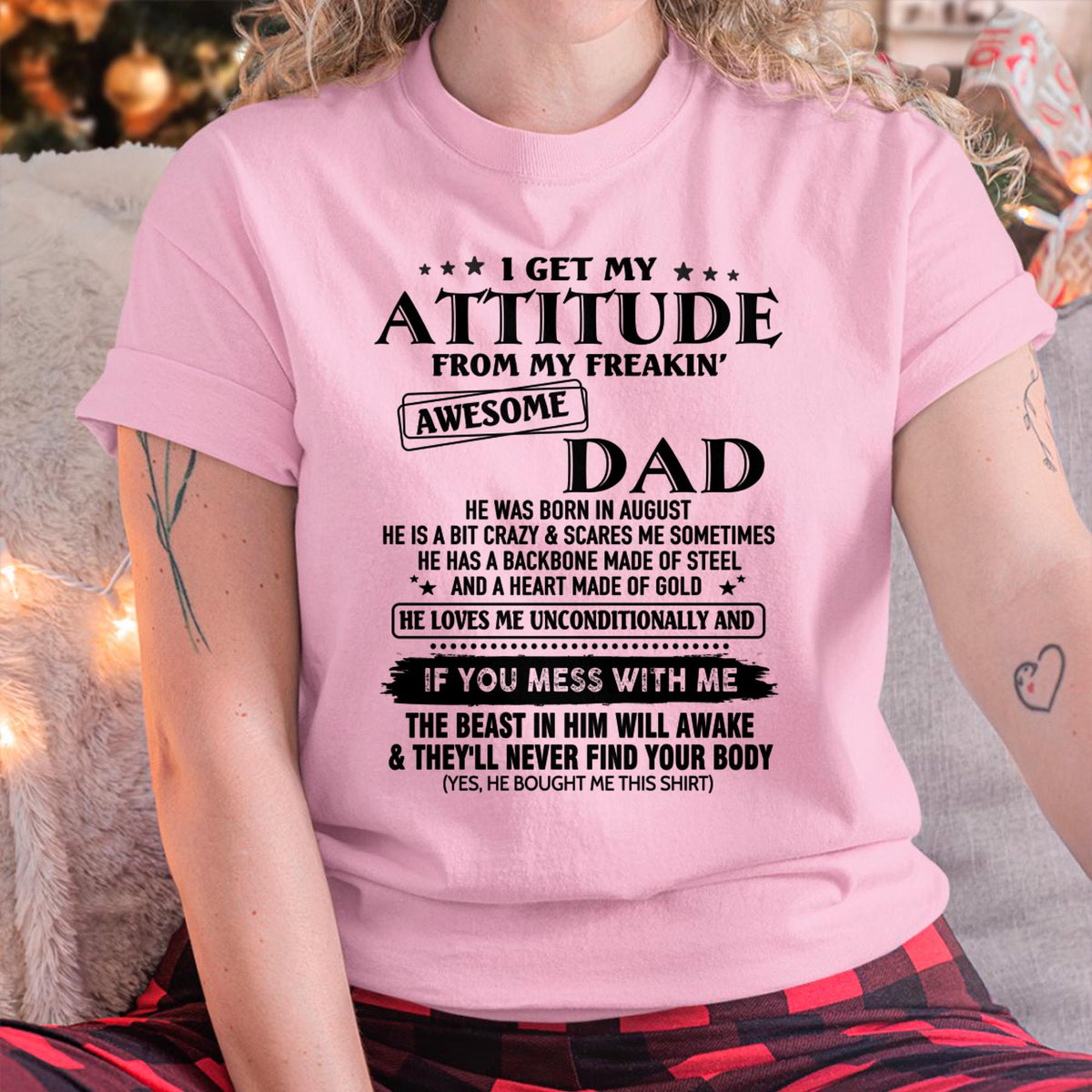 August - Gift For Son and Daughter From Dad - TRNN08 - (SKU-TDADC-08)