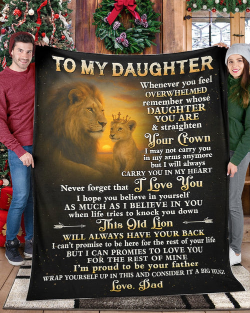 Special Gift For Your Daughter Blanket - From Dad (SKUB07-134)